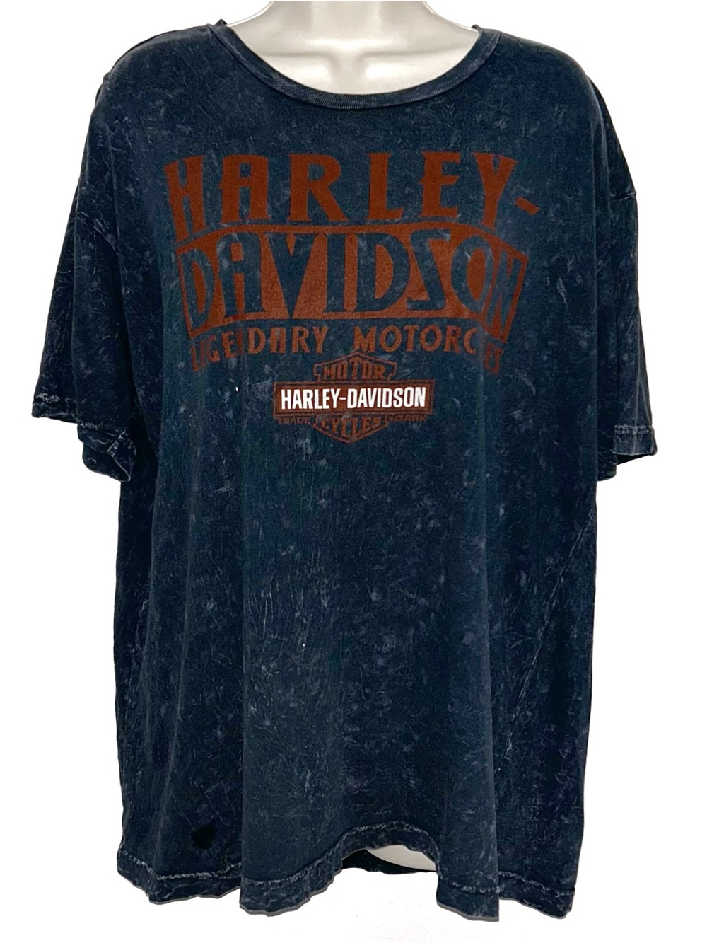 Harley-Davidson Acid Wash Vintage Logo Tee